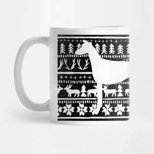 Fairisle Whippet Mug